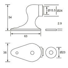 Load image into Gallery viewer, DUFIX Brass Magnetic Door Holder MDH 5463
