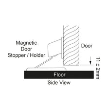 Load image into Gallery viewer, DUFIX Stainless Steel Magnetic Door Stopper / Holder MDH77

