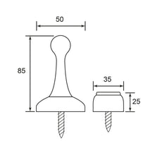 Load image into Gallery viewer, DUFIX Stainless Steel Magnetic Door Holder MDH 80
