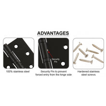 Muatkan imej ke dalam penonton Galeri, MY HINGE Stainless Steel Hinge MHSH2553FT4B-M/B
