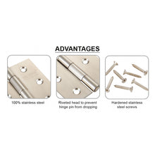 将图片加载到图库查看器，MY HINGE Stainless Steel Hinge MHSH4325FT4B

