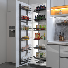 Muatkan imej ke dalam penonton Galeri, MIRAI Tall Pantry Unit - Dark Grey
