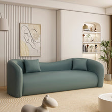 Load image into Gallery viewer, Boone Designer Curve Pet Friendly Leather Sofa
