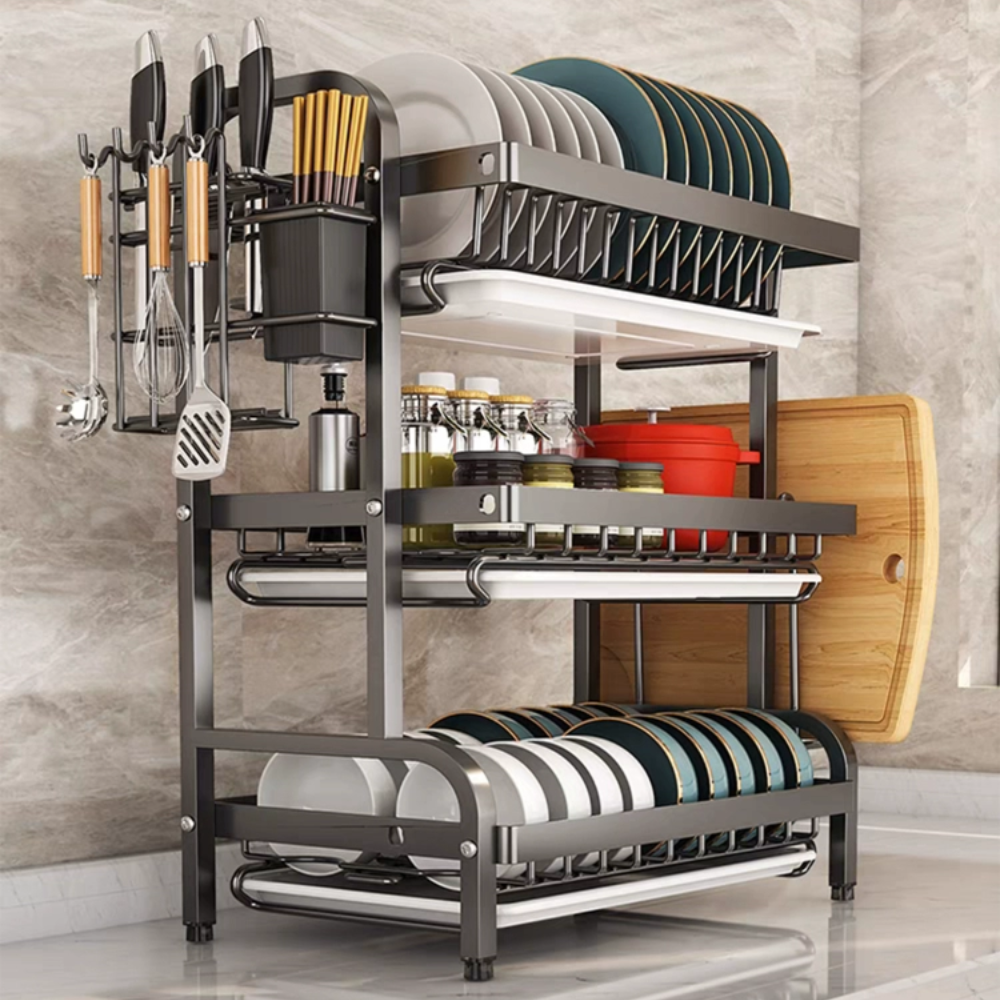 Multi-Layer Countertop Dish Rack – Mirai Town Shop