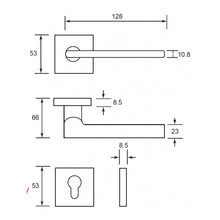 Muatkan imej ke dalam penonton Galeri, NOVOSOM Designer Lever Handle Neptune Series NVS-A2801S-NEP
