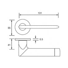 Muatkan imej ke dalam penonton Galeri, NOVOSOM Ultra Slim 5 Lever Handle Gisborne Series NVS139-GIS
