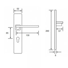 Muatkan imej ke dalam penonton Galeri, NOVOSOM Designer Lever Handle Gold Coast Series NVS158-GOL-SN
