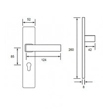 Muatkan imej ke dalam penonton Galeri, NOVOSOM Designer Lever Handle Melbourne Series NVS158-MEL
