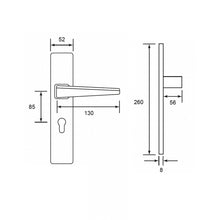 Muatkan imej ke dalam penonton Galeri, NOVOSOM Designer Lever Handle Perth Series NVS158-PER
