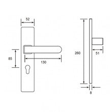 Muatkan imej ke dalam penonton Galeri, NOVOSOM Designer Lever Handle Queensland Series NVS158-QUE

