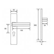 Muatkan imej ke dalam penonton Galeri, NOVOSOM Designer Lever Handle Sydney Series NVS158-SYD
