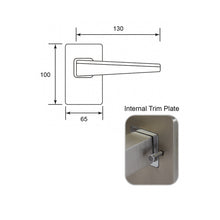 Muatkan imej ke dalam penonton Galeri, NOVOSOM Designer Lever Handle Perth Privacy Series NVS168-PER
