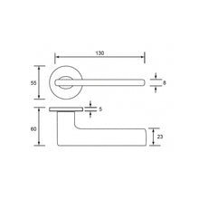 Muatkan imej ke dalam penonton Galeri, NOVOSOM Ultra Slim 5 Lever Handle Wellington Series NVS308R-WELL-SN
