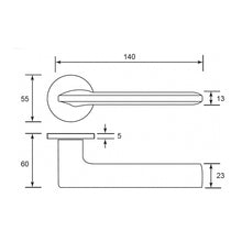 Muatkan imej ke dalam penonton Galeri, NOVOSOM Ultra Slim 5 Lever Handle Aukland Series NVS318R-AUCK
