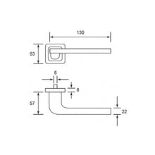 Muatkan imej ke dalam penonton Galeri, NOVOSOM Designer Lever Handle Gold Coast Series NVS388-GOL
