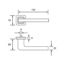 Muatkan imej ke dalam penonton Galeri, NOVOSOM Designer Lever Handle Mackay Series NVS388-MAC
