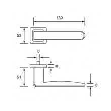 Muatkan imej ke dalam penonton Galeri, NOVOSOM Designer Lever Handle Queensland Series NVS388-QUE
