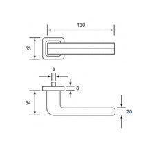 Muatkan imej ke dalam penonton Galeri, NOVOSOM Designer Lever Handle Sydney Series NVS388-SYD
