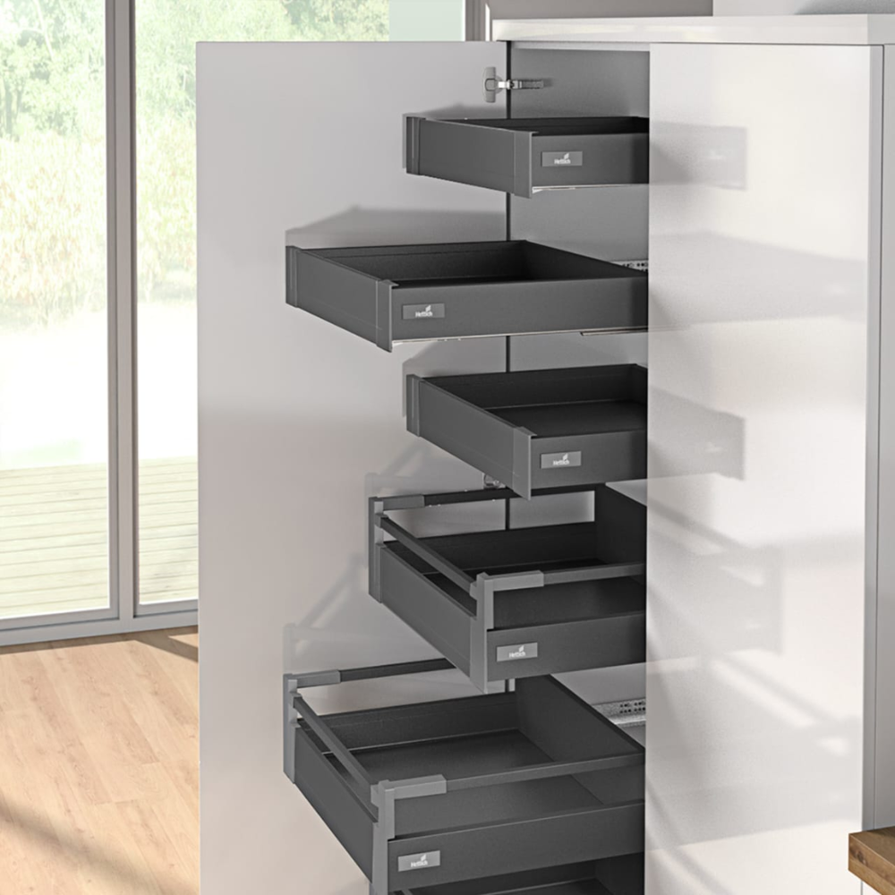 HETTICH Pantry Larder Unit - 5 Tiers Drawer
