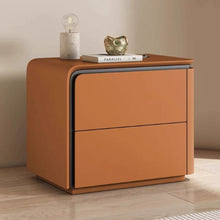 Load image into Gallery viewer, Rangel Side Curve Wood Bedside Table
