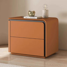 Load image into Gallery viewer, Rangel Side Curve Wood Bedside Table
