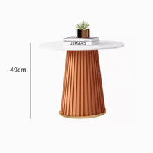 Muatkan imej ke dalam penonton Galeri, Gibson Pleated Round Coffee Table
