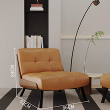 Load image into Gallery viewer, Areli Italian Single Sofa Leisure Ottoman Chair
