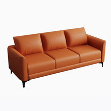 Muatkan imej ke dalam penonton Galeri, Melendez Pet Friendly PU Leather Triangle Design Sofa
