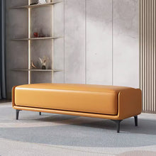 将图片加载到图库查看器，Kline Designer Lounge PU Leather Bench Fitting Room
