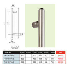Muatkan imej ke dalam penonton Galeri, ES'TECH Stainless Steel Pull Handle SUS304 PH018
