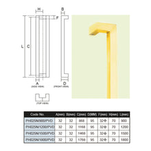 Load image into Gallery viewer, ES'TECH Stainless Steel Pull Handle SUS304 PH025N
