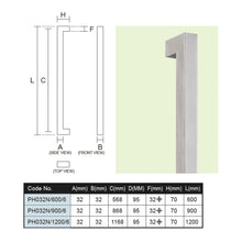 Muatkan imej ke dalam penonton Galeri, ES'TECH Stainless Steel Pull Handle SUS304 PH032N
