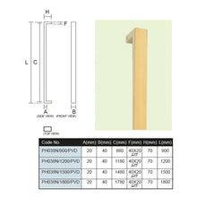 将图片加载到图库查看器，ES'TECH Stainless Steel Pull Handle SUS304 PH038N
