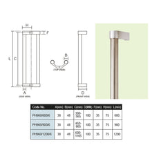 Load image into Gallery viewer, ES'TECH Adjustable Stainless Steel Pull Handle SUS304 PH960
