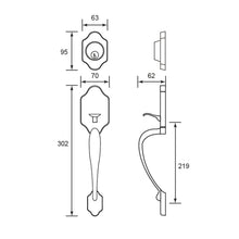 Load image into Gallery viewer, SCHLAGE FA SERIES Handleset / Gripset - Paris
