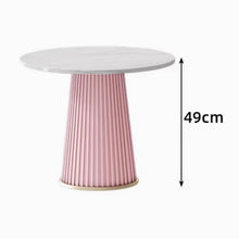 Load image into Gallery viewer, Gibson Pleated Round Coffee Table
