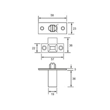 Muatkan imej ke dalam penonton Galeri, ES'TECH Steel Roller Latch NL06 NL07
