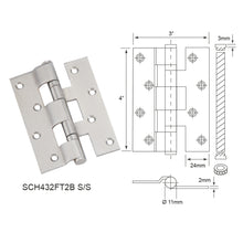 Load image into Gallery viewer, E-SWING Stainless Steel One Leaf Crank Hinges SCH

