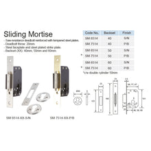 Load image into Gallery viewer, ES'TECH Sliding Mortise SM6514 SM7514
