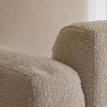 将图片加载到图库查看器，Shacia Wabi-Sabi Wool Fabric Wood Sofa
