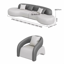 将图片加载到图库查看器，Kartha Business Lounge High Technology Cloth Sofa
