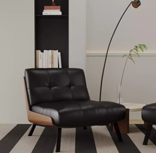 Load image into Gallery viewer, Areli Italian Single Sofa Leisure Ottoman Chair
