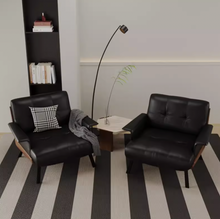 Load image into Gallery viewer, Areli Italian Single Sofa Leisure Ottoman Chair
