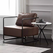 Load image into Gallery viewer, Amon Iron Frame Retro Industrial Style Lounge Sofa Chair
