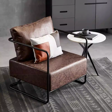 Load image into Gallery viewer, Amon Iron Frame Retro Industrial Style Lounge Sofa Chair
