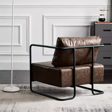 Load image into Gallery viewer, Amon Iron Frame Retro Industrial Style Lounge Sofa Chair

