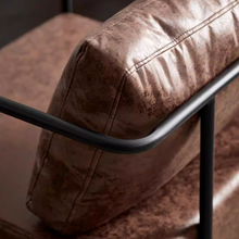 Load image into Gallery viewer, Amon Iron Frame Retro Industrial Style Lounge Sofa Chair
