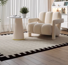 Load image into Gallery viewer, Meleas Flannel PU Leather Leisure Arm Chair Sofa
