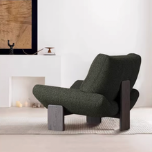 Load image into Gallery viewer, Prisca Low Seat Library Lounge Lamb Wool Chair

