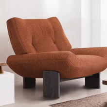 Load image into Gallery viewer, Prisca Low Seat Library Lounge Lamb Wool Chair
